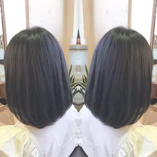 ミディアム カラー 青木 茂樹⭐️ 透明感カラーのヘアスタイル
