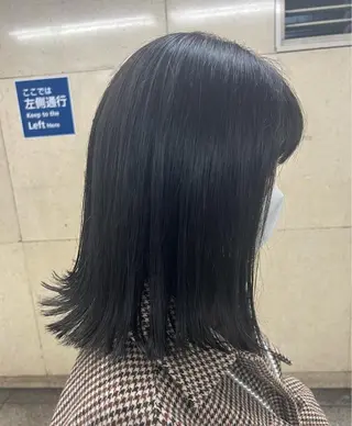 ミディアム カラー 🎧パーソナルケア/ 透明感カラー/ミユのヘアスタイル