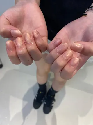 ミディアム 🫧⋆*【trios 】kaho🫧⋆*のネイルデザイン
