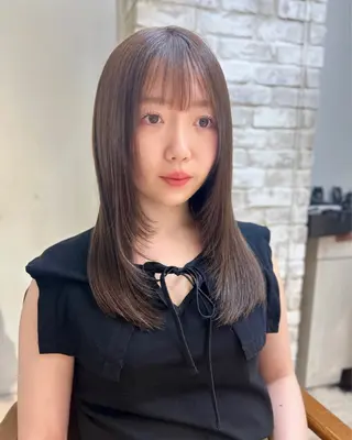 セミロング grow恵比寿所属・Ogane Mikotoのヘアスタイル