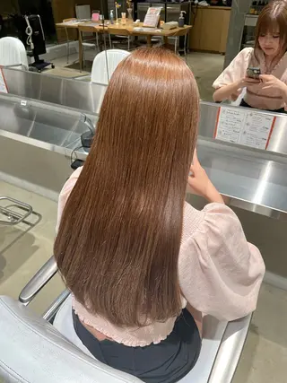 ロング カラー 樋口 花穂のヘアスタイル