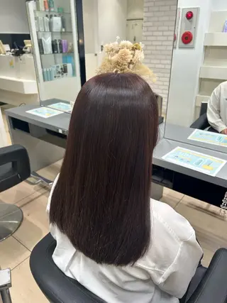 セミロング カラー アッシュ稲田堤店所属・ふうか🎀 /カラーモデル募集中のヘアスタイル