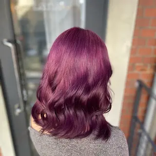 セミロング カラー GaKu/ハイトーン /ブリーチ/ブロンドのヘアスタイル