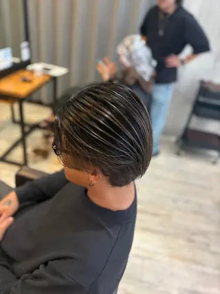 カラー メンズ 艶カラー 藤澤さくらのマツエク・マツパデザイン