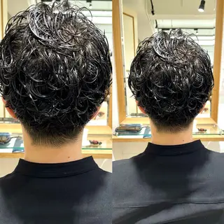 パーマ メンズ 髪改カラー/メンズ カット🪭スズキマリのヘアスタイル