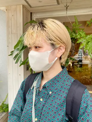 ショート パーマ BELLA阿部野 TOMOMIのヘアスタイル