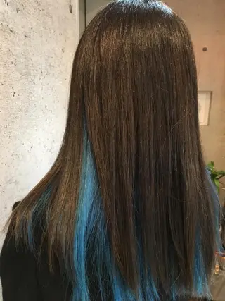 ロング カラー Ando Raycoのヘアスタイル