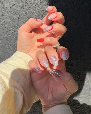 ネイル kiii.__ ✴︎*のネイルデザイン