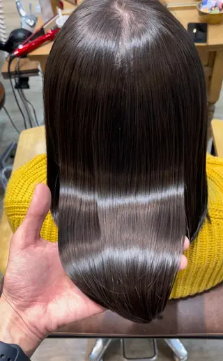 ロング カラー 巻ける縮毛矯正✨ 木下晴一朗✨のヘアスタイル