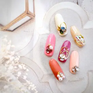 ネイル hair&nail ROOTS所属・ﾍｱﾒｲｸ&ﾈｲﾙ ♥️Azuのネイルデザイン