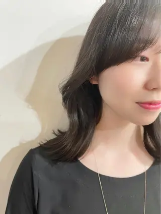 セミロング fifth天神/末廣 和也のヘアスタイル