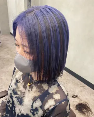 ミディアム カラー 🕶️佐藤 海李🐏のヘアスタイル