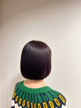 ミディアム カラー Hair's Gallery堺高島屋所属・ヘアーズギャラリー 山本愛華のヘアスタイル