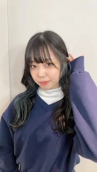 セミロング カラー ayano / 透明感・くすみカラーのヘアスタイル