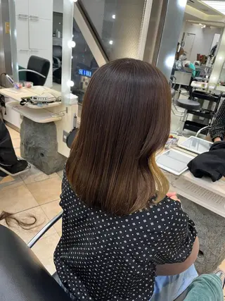 ミディアム 韓国レイヤー×モテ髪 /MITSUKI🤍のヘアスタイル