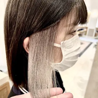 カラー GRITTERs 泉中央店所属・ロング/小顔レイヤー /カットモデル泉中央のヘアスタイル