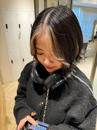 カラー 🍪ﾖｼｲﾊﾙﾈ🍪 ﾗﾍﾞﾝﾀﾞｰｶﾗｰのヘアスタイル