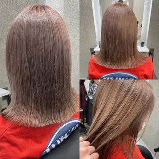 ミディアム カラー GULF門前仲町所属・韓国風レイヤー ハイトーンRYOTAのヘアスタイル