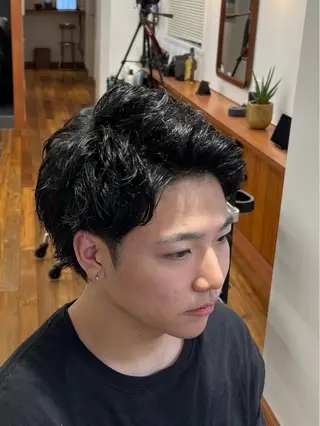 ショート メンズ メンズカット✂️ スキンフェード伊藤陸のヘアスタイル