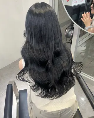 ロング カラー カット、エクステ/ モデル募集/Yuiのヘアスタイル