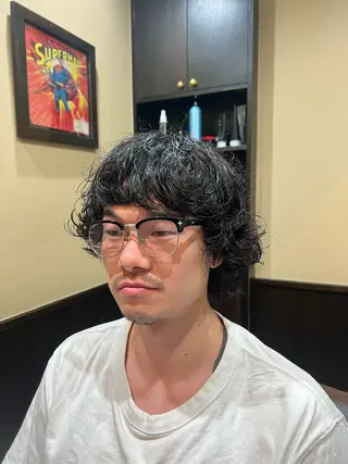セミロング メンズ 川島 陽奈のヘアスタイル