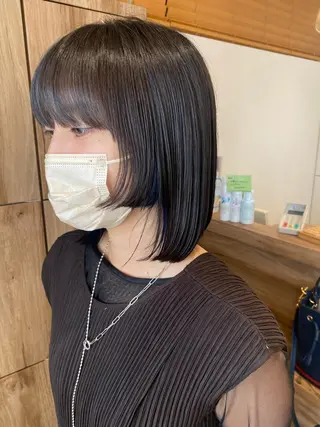 ミディアム カラー ヘアアレンジ パーマ指名No1 /namiのヘアスタイル