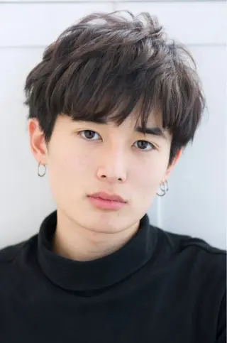 ショート パーマ メンズ 銀座 髪質改善 🧸HINATAのヘアスタイル