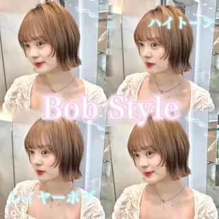 ショート カラー ♥️レイヤー/ボブ ♥️minamiのヘアスタイル