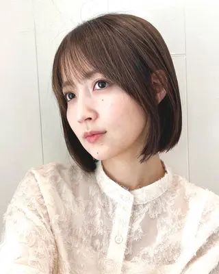 ミディアム 縮毛矯正 /横山陸人のヘアスタイル