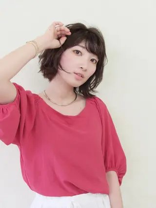 ショート ブルーム yukiのヘアスタイル