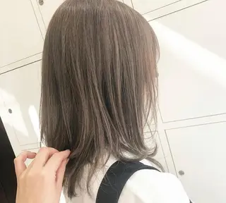 セミロング 🦋ミルクティーベー ジュ🦋mayukiのヘアスタイル