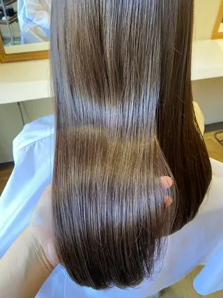 ロング カラー フェイスヘアークリエイション所属・大形 誉のヘアスタイル