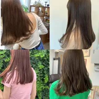 ロング カラー まろやか透明感カラー ♡MANAのヘアスタイル