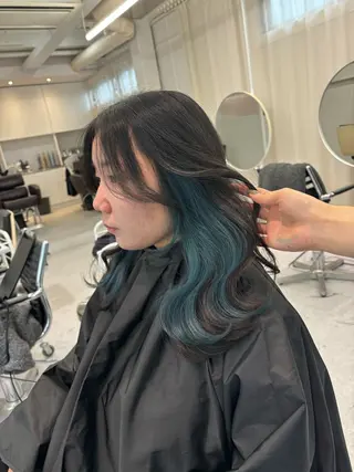 ロング 韓国レイヤー/ヘア カラー🎀ayamiのヘアスタイル