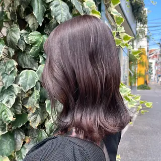 ミディアム カラー HAIR & MAKE orange所属・mary'sメリー /ニュアンスカラーのヘアスタイル