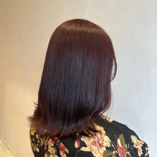 セミロング ボブ／ストレート🎀 harukaのヘアスタイル