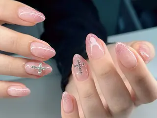 ネイル ココナッツネイル つきえ❄️🫧のネイルデザイン
