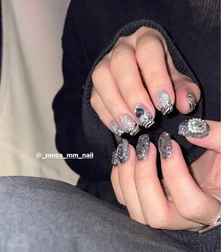 ネイル moca心斎橋所属・˚✧⁺⭐︎༚moca miyuu⁎⁺˳✧༚のネイルデザイン