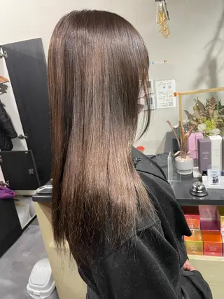 セミロング 石川 聖奈のヘアスタイル