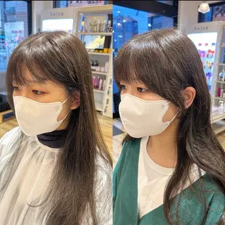 ロング カラー 🫧顔周りカット 🫧樫村優香のヘアスタイル