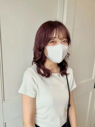 セミロング allum所属・allum SAKURAのヘアスタイル