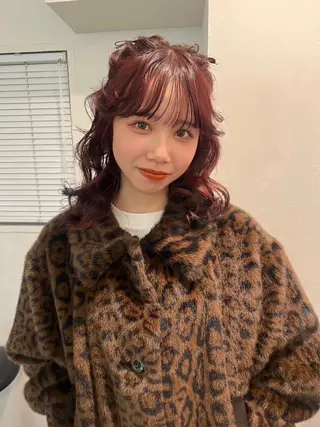 セミロング kanami /ブリーチなし暖色のヘアスタイル