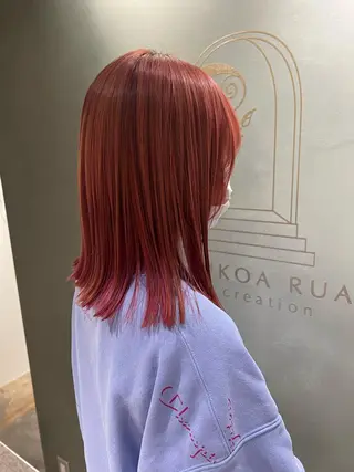 ミディアム Tonukoa Rua所属・レディースモデル カット/中川翔太のヘアスタイル