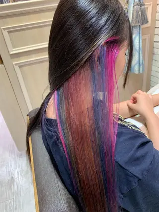 ロング カラー パーマ ヘアアレンジ レイヤー＆カラー 人気美容師倉崎涼のヘアスタイル