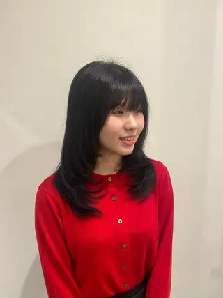 セミロング カラー 🍀佐々木 愛里🍀のヘアスタイル