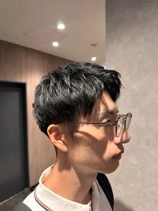 ショート メンズ 田中 瑠星のヘアスタイル