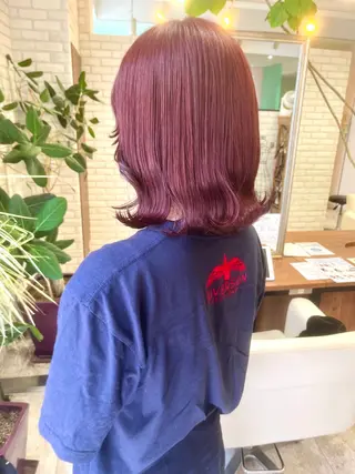 ショート カラー ヘアアレンジ ブリーチなし/ レイヤー🌿runaのヘアスタイル