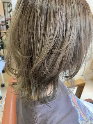 セミロング カラー 金山/レイヤー カット/Hikariのヘアスタイル