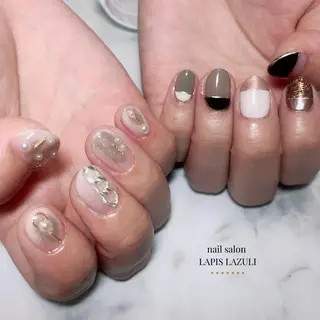 ネイル nail salon ラピスラズリのネイルデザイン