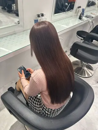 ロング 🩷暖色カラー🩷 BONのヘアスタイル